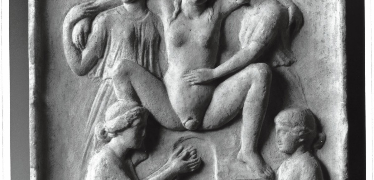 : Römisches Marmor-Relief, Kopie spätes 18. Jh., Foto: Hofer © Volkskundemuseum Wien