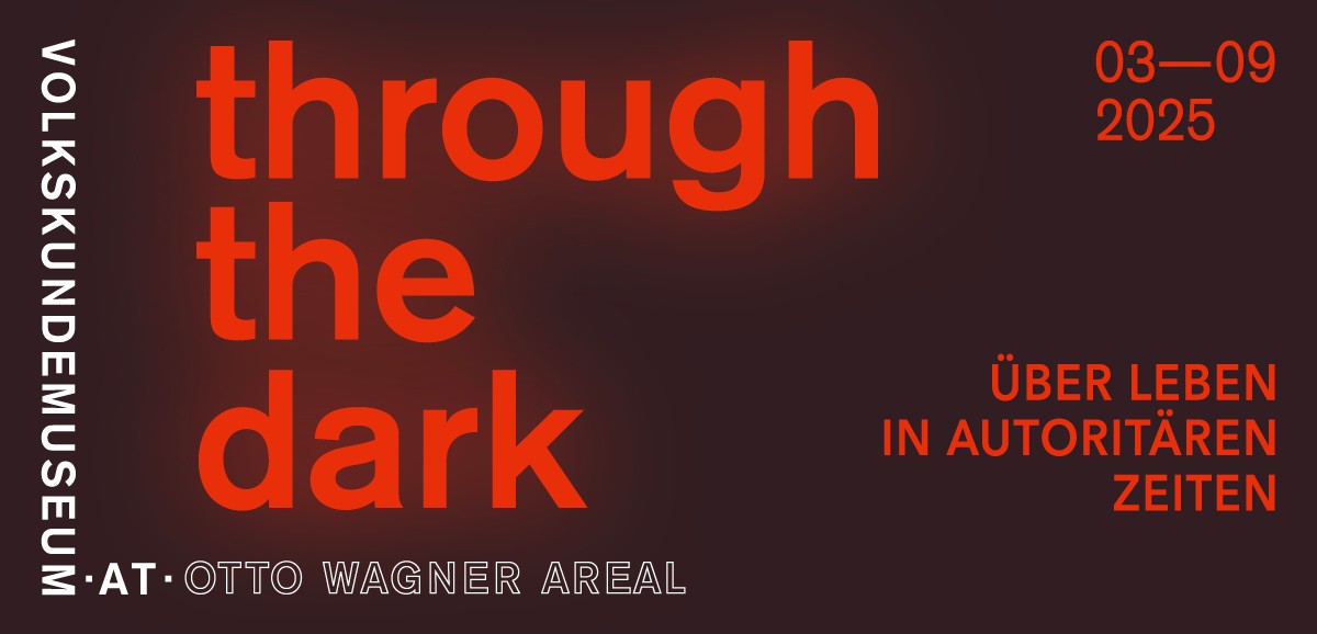 : "Through the Dark. Über Leben in autoritären Zeiten" - Programmschwerpunkt 2025. Grafik: Matthias Klos