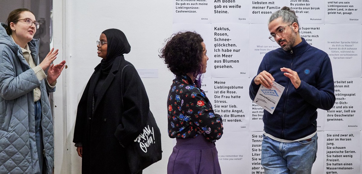 : Ausstellung "StoryTelling:Europe! Brunnenmarkt reVisited" im Volkskundemuseum Wien. Foto © Petra Rautenstrauch/Kollektiv Fischka, Volkskundemuseum Wien