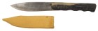 Abh&auml;utemesser mit Messerscheide