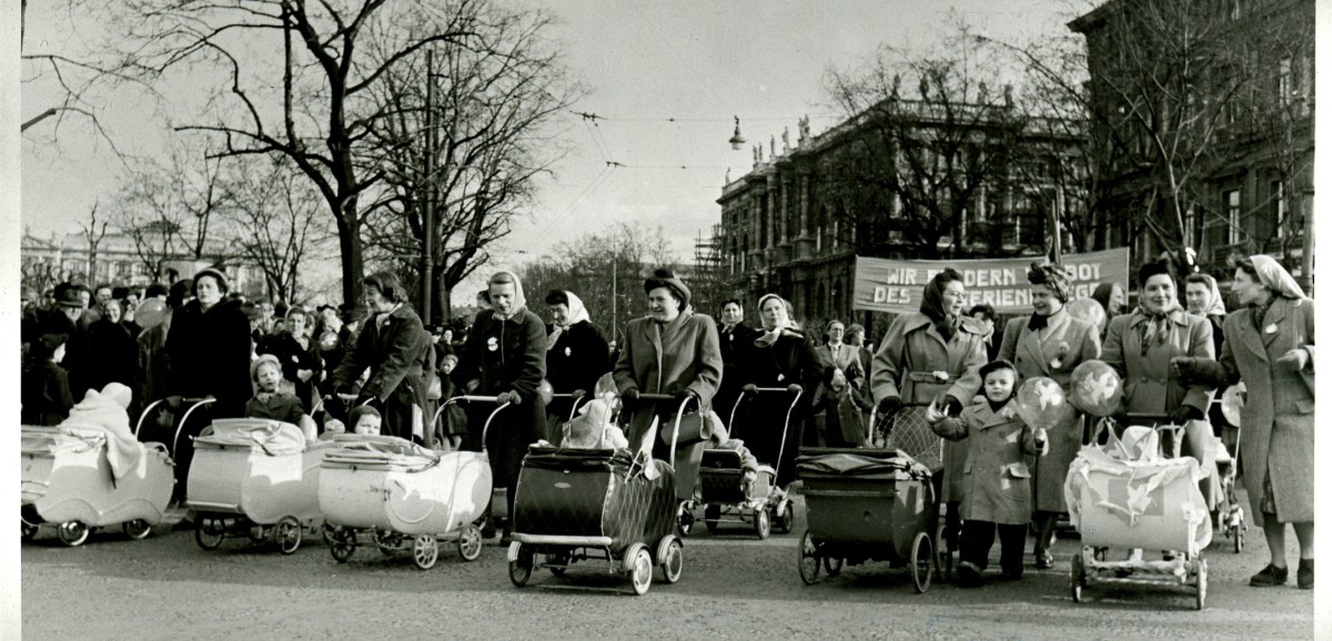 : Frauentagsaufmarsch der KPÖ, 1949
© Bildarchiv der KPÖ