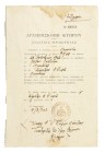 Verlobungsaufl&ouml;sung (Urkundenabschrift)